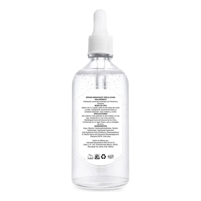 Serum Triple Ácido Hialurónico 100ml Maproderm Todo Tipo De Piel