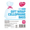 EASYYOURHOME 50 Gift Wrap Cellophane Bags 8x11in