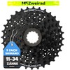 MSZweirad Shimano Bicycle Cassette 9-Speed CS-HG200 Selectable 11-32 | 11-34