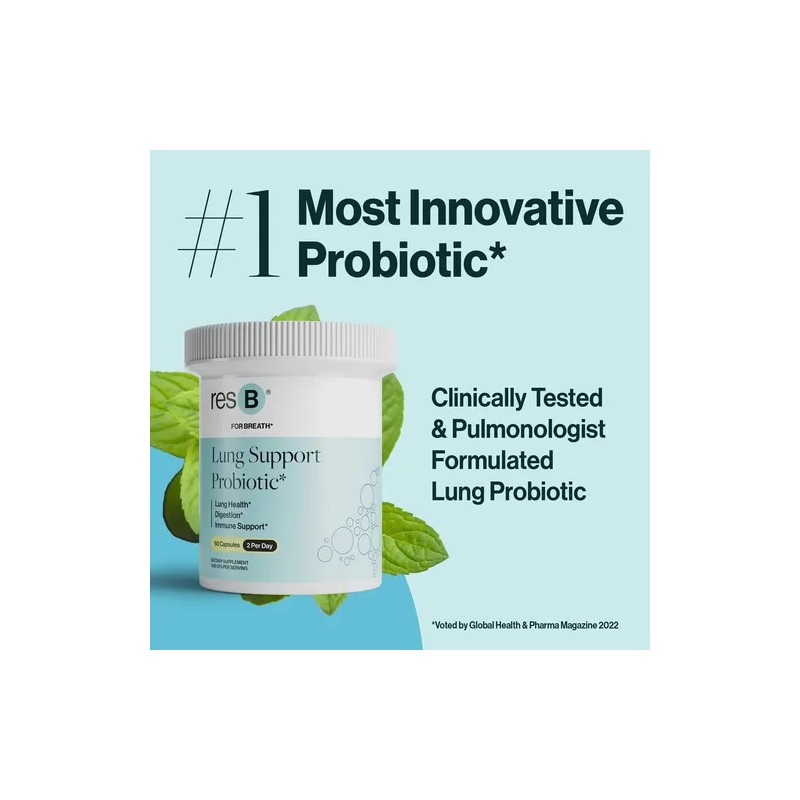 Resbiotic Resb Suplemento Pulmonar Probiotico 60 Cápsulas