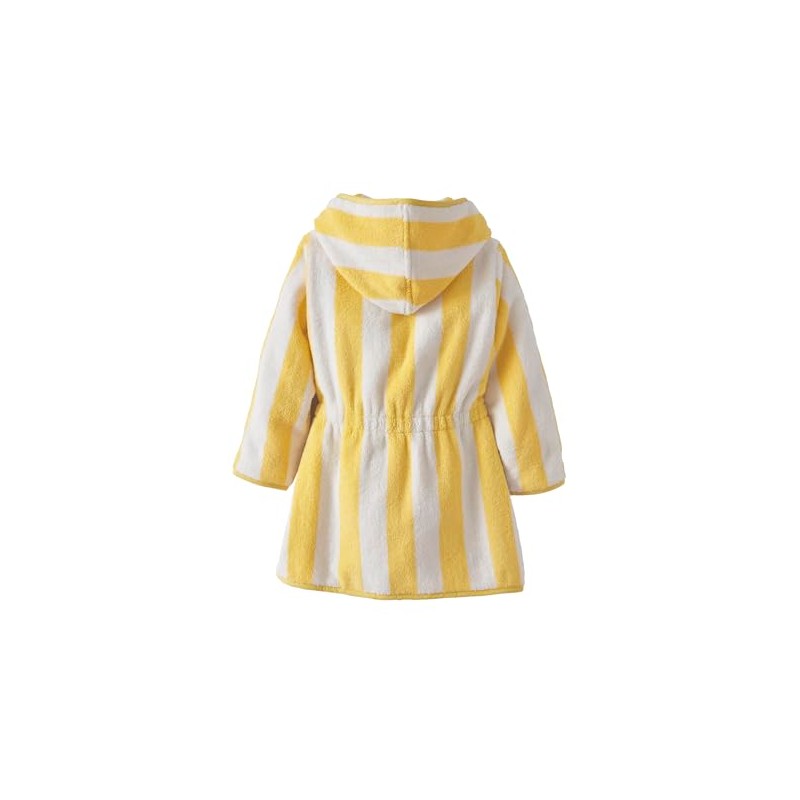 Vertbaudet Children's Dressing Gown Ocean Yellow Stripes 158