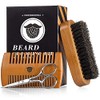 Kit para Barba Hombre, Cepillo, Peine y Tijeras, Set de