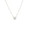 Niaspi Shell Flower Pendant Necklaces for Women Girls 18K Gold