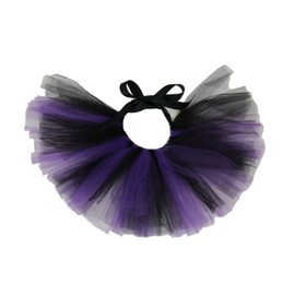 Handcrafted Black, Purple, Mesh Tutu for Small Dogs.