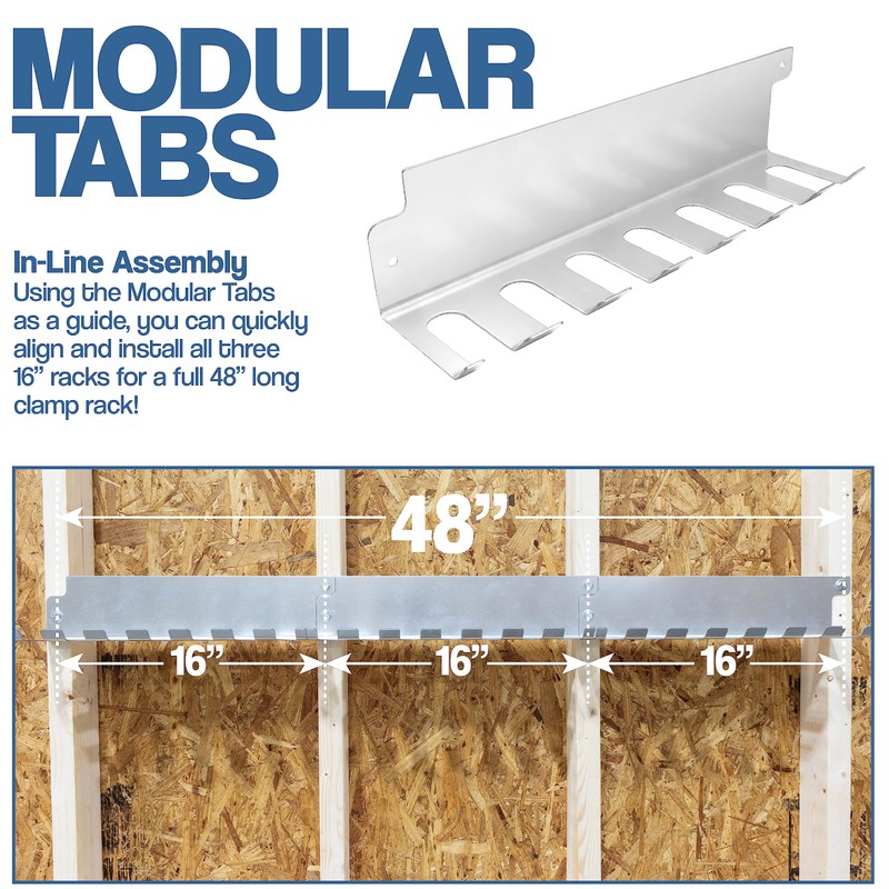 Fulton Woodworking Tools Pipe Clamp Modular Clamp Rack •Easy and