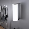 ZUNTO Black Paper Towel Holder Under Cabinet, Stainless Steel Kitchen