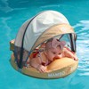 HECCEI Mambobaby Float with Canopy Baby Pool Float Non-Inflatable Swim