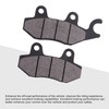 GOOFIT Motorcycle Disc Brake Pads Set Replacement for 50-250cc ATV