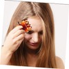 Healeved 6pcs Butterfly Hair Claw Clips for Women Medium Transparent