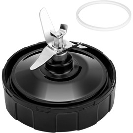 Blender 7 Fin Extractor blade assembly with rubber gasket compatible with Nurti Ninja Blender Automatic iQ BL480 BL482 BL642 BL682 NN102
