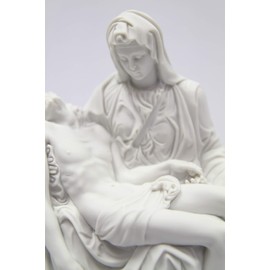 8.75" Michelangelo's Pieta Jesus Mary Italian Statue Sculpture Figurine by Vittoria Collection Made in Italy