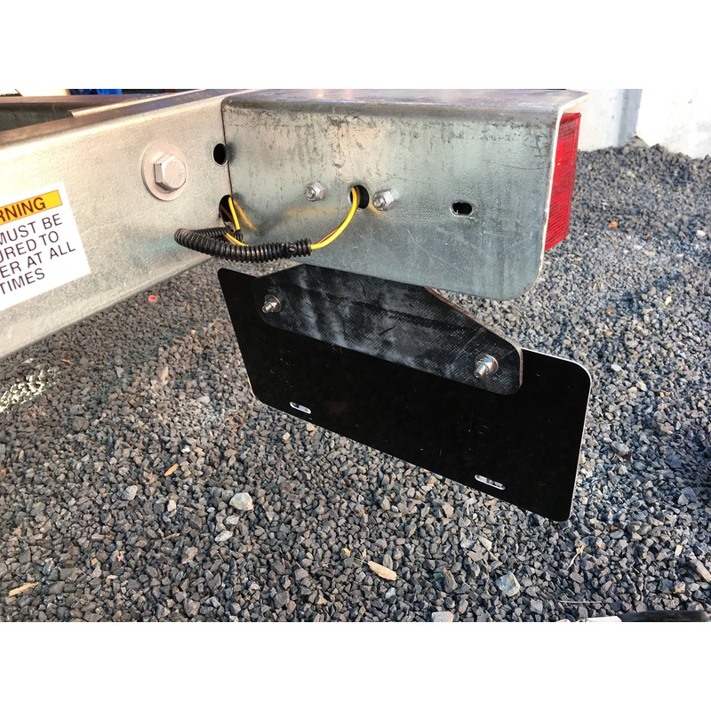 SurePlate TM Trailer/Truck EM16002 Rubber License Plate Holder Bracket, Economy-Max,