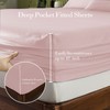 HENGWEITEXT 18 Inch Queen Sheets Deep Pocket,4 Piece Sheet Set