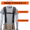 WELKINLAND Heavy-Duty Canvas Tool Belt Suspenders, Padded Tool Belt Suspender,