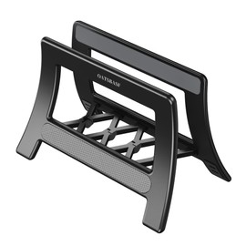 Cutting Board Holder, xuenair Cutting Board Rack Chopping Board Holder, Auto Width Adjustable Cutting Board Holder Stand for Countertop Counter Kitchen Cabinet xuenair Pot lid Holders (Black)