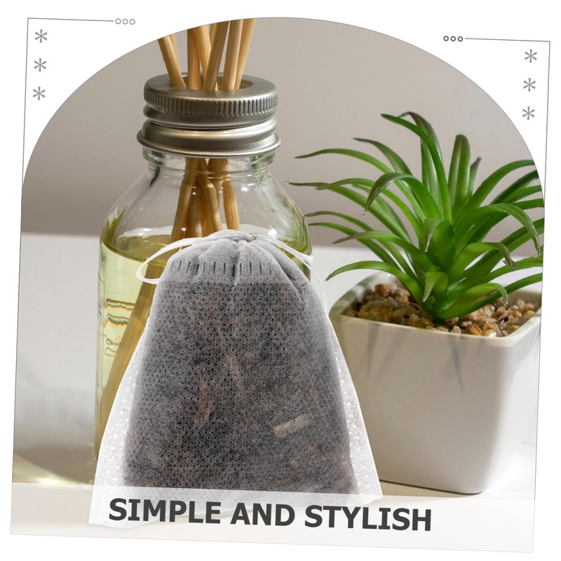 KOMBIUDA 10Pcs Wormwood Sachet Bags Natural Scented Sachets for Closets