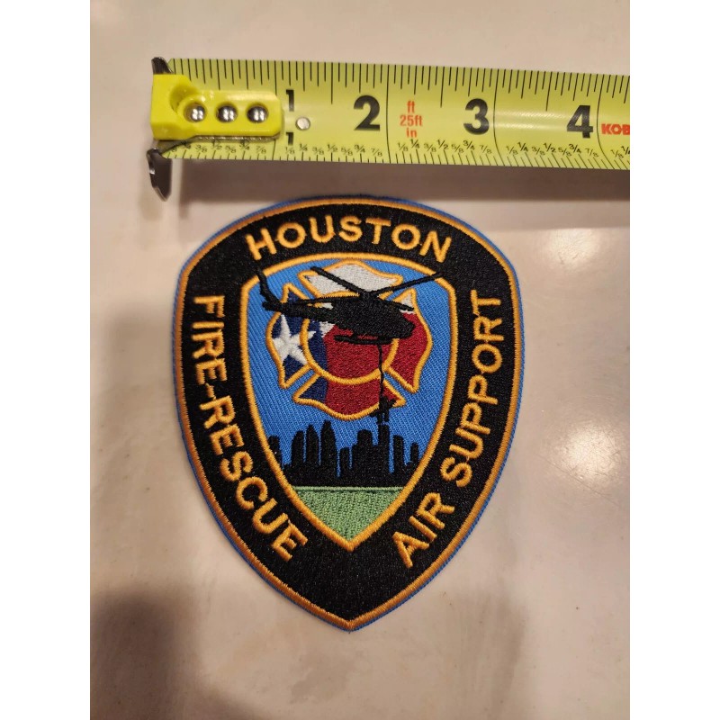 Houston Fire Air Support Fire Department patches - new