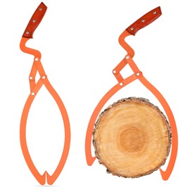 LEARNIBEE Log Tongs 13",Log Grabber, Log Lifter, Longging Tongs Loads Up to 330 Lbs, Anti Slip Log Lifting Hook for Handling Dragging Carrying Tool