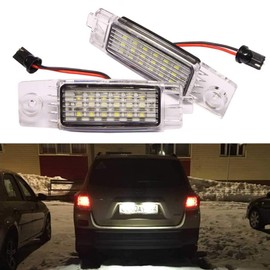 Toyota Compatible Hiace Kruger Compatible RAV4 Land Cruiser Compatible 200 Lexus RX300 2 LED License Plate Light Lamp