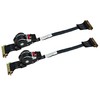 Mytee Products 1'' x 12' Retractable Ratchet Straps for E-Track