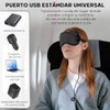 Antifaz Termico para Ojos USB con 5 Niveles de Temperatura,