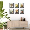 SNXJWA Black 8x10 Picture Frame with Mat for 6x8 Display,