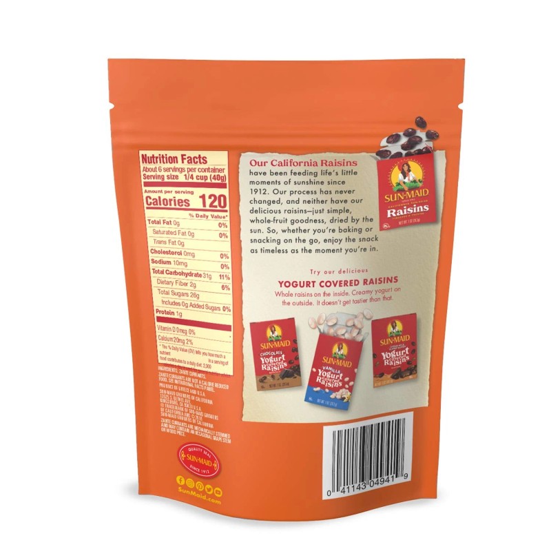 Sun-Maid Sun Maid Dried Currants 8 Ounces Non GMO Healthy