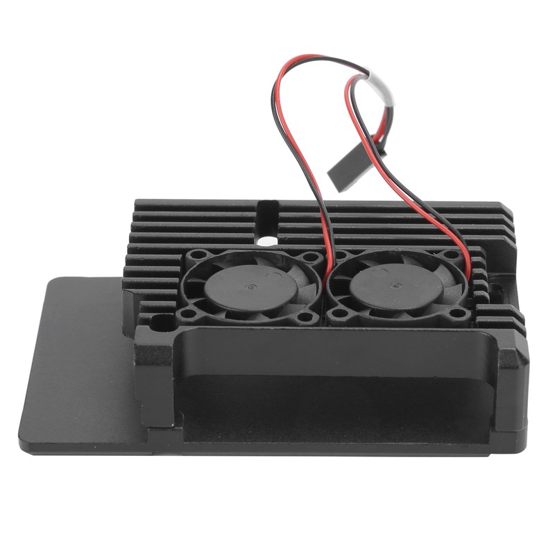 Aluminum Case with Dual Fan Cooling Shell for Raspberry Pi