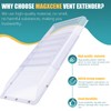 2 Pack Magnetic Air Vent Extender for Under Furniture with