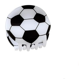 Soccer Hair Clip, Acetate Fiber Hair Claw Clip Football Fun Claw Clip for Women, Suitable for Thick Hair 1Pc