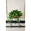 iLTreFlo Midcentury Modern Metal Potted Plant Stand 18.7 inches Tall