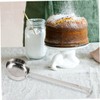 iplusmile Pizza Ladle Flat Bottom Soup Spoon 2 Pack Stainless