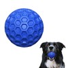 DDCAN Blue Rubber Dog Ball 80mm Strong and Durable High