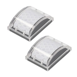 Amon 6968 Multi Reflector (Silver), Approx. 1.8 x 1.4 inches (45 x 35 mm), Thickness 0.6 inches (15 mm)