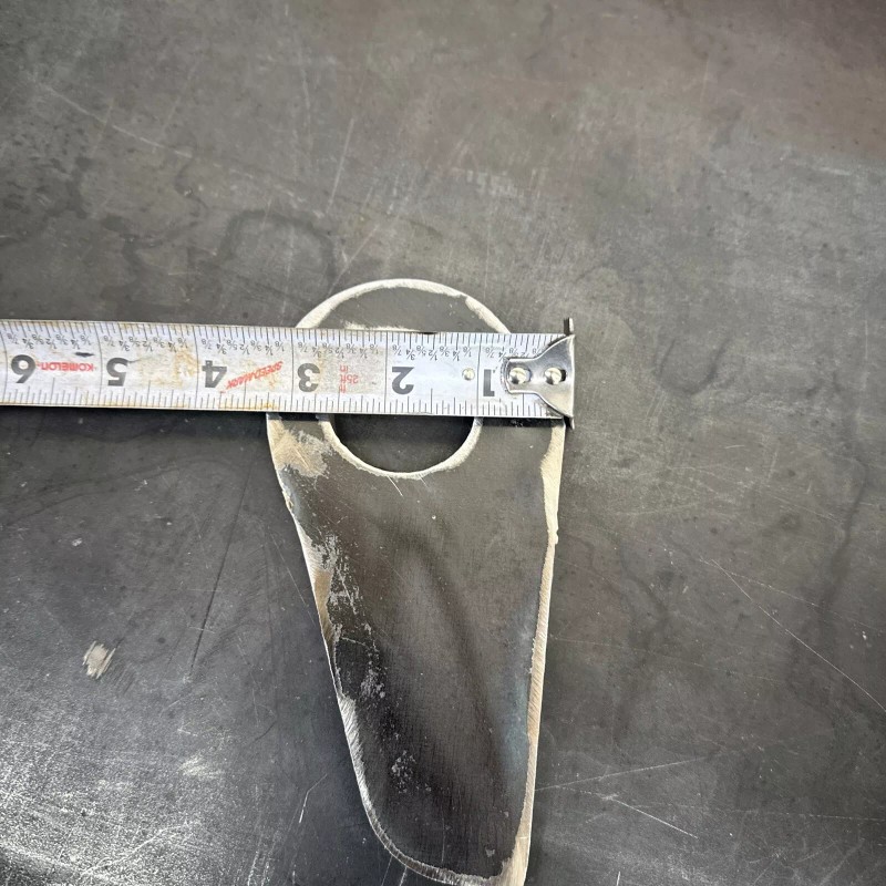 Unbranded Trailer Ramp Hinge Weld On 3/8 Plate 1 1/2