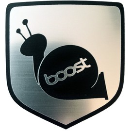 24Designs Compatible Front Emblem Boost Snail Silver Replacement for Dodge Neon Srt4 or Charger