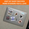 Set 3Pcs Violent Little Thing Sticker Fourth Wing Quote Stickers