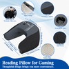 Reading Pillow for Gaming, Ergonomic Memory Foam Lap Desk Pillow
