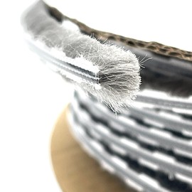 CRL Zipper Pile Weatherstrip .187" Backing - .450" Pile Height - 100' Roll