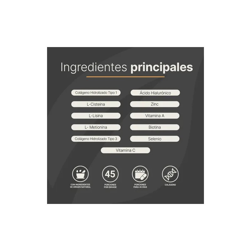 Vitaminas Cabello Mujer De 180 Cápsulas Con Colágeno B Life