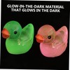 Outanaya 50pcs Luminous Miniature Duck Decorations for Party and Crafts
