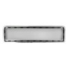 Fleximatic 2627 Coladera alargada minimalista, rejilla de acero inoxidable, con