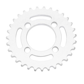 31 Teeth Rear Sprocket 52 mm ID 420 Chains 4 Holes Silver Steel Motorcycle Sprocket Tooth Chain for DIY Go Karts, ATVs, Pit Bikes, Lightweight Motorcycles