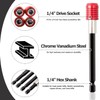 Bestgle 4 Pcs Drill Bit Extension Set, Magnetic Drill Screwdriver