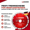LXDIAMOND Diamond Cutting Disc 150 mm – Diamond Disc Suitable