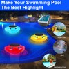 Chlorine Tablet Floater,Pool Chlorine Floater with Solar Light,Floating Chlorine Dispenser