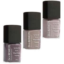 Dr.s Remedy Paquete De 3 Kit De Esmalte De Uñas, Namaste Neutral Trio - Café AcogedorKinetic CaquiMotivating Mink                                     