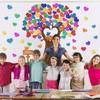 MORENKISS Classroom Tree Bulletin Board Decorations Set Swaying Heart Tree