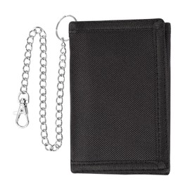 Lancry Children's Neck Pouch for Boys and Girls, Children's Wallet with Lanyard and Zip, Cute Wallet with Note Compartment and Coin Compartment, black, Casual