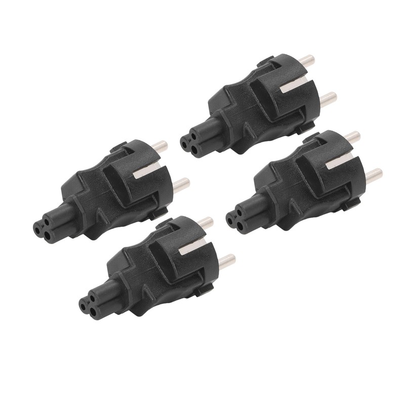 4PCS 2 Slot Plug to IEC320 C5 Power Adapter Professional